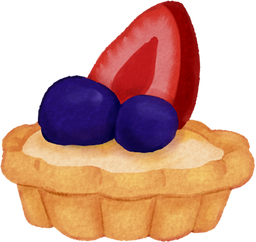 Fruit Tart Illustration